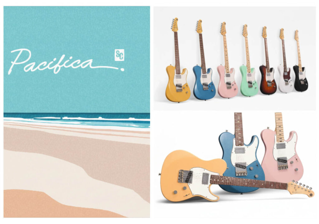 ‘Acoustic Design’ Yamaha Electric Guitars “Pacifica SC Professional” dan “Pacifica SC Standard Plus”